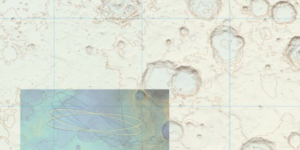 First OS Contour Map For A Mars Region - With ExoMars 2018 Landing Ellipse In Oxia Planum Superimposed
