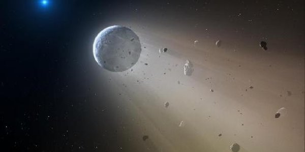 Cosmic 'Death Star' Destroying A Planet