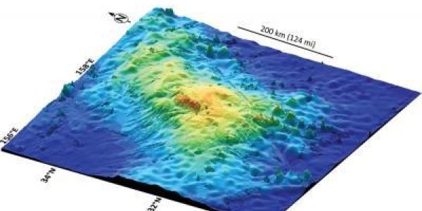 Tamu Massif Is The Largest Single Volcano On Earth - The Size Of The British Isles