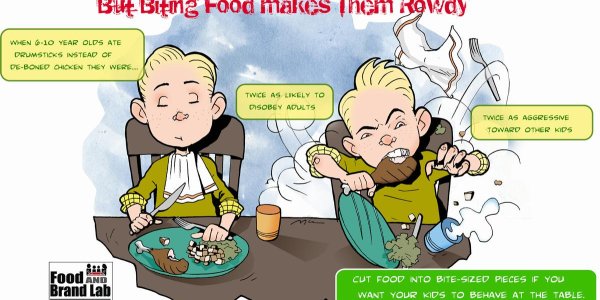 Controlling Your Kids: Cut Up Their Food And They'll Calm Down