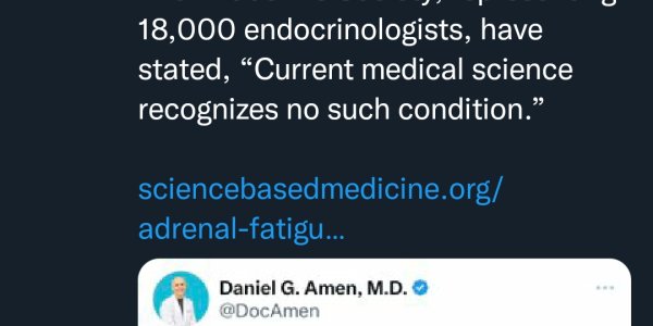 Adrenal Fatigue Is A Bogus Diagnosis