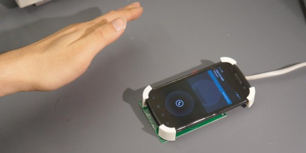 SideSwipe: Gesture Control Using Reflected Smartphone Transmissions