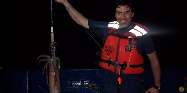 Humbolt Squid Fishing Video