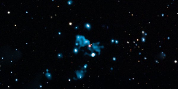 HDF 130 - Cosmic 'Ghost' Around A Supermassive Black Hole