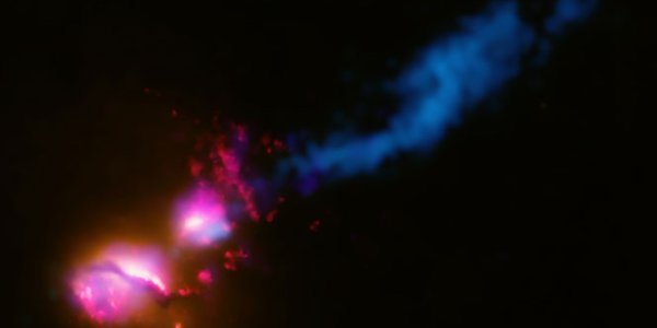 Real Life 'Death Star' 3C321 Fires At Neighboring Galaxy
