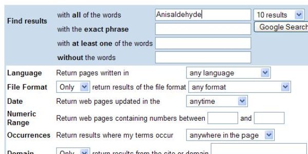 Chemistry Open Access Searching in Google