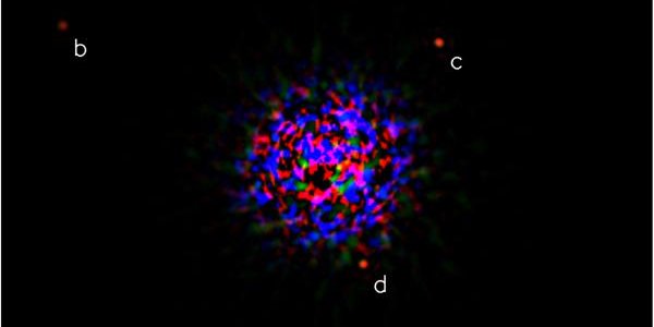 HR 8799 - First Images Of Newly-Discovered Multi-Planet Solar System