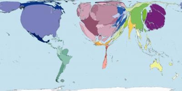 Worldmapper Draws Attention To The World's Health Inequalities