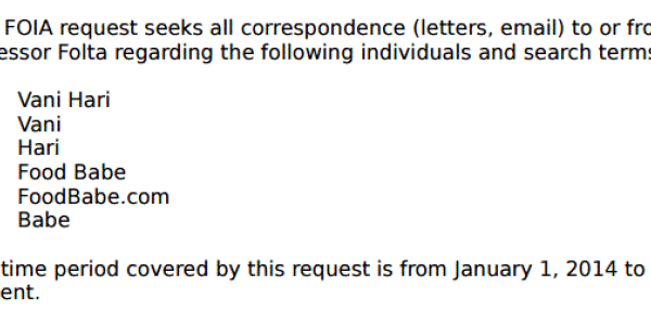 The FOIA Babe, and the New Abuse of Vanity Harassment