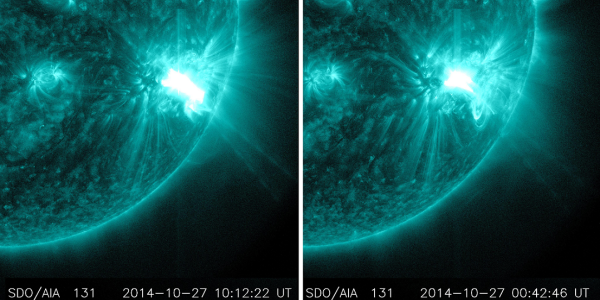 Sun in a Solar Flare Frenzy as Giant Eruptions Continue