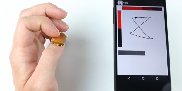 NailO: Your Thumb As A Miniature Wireless Track Pad