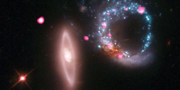 Arp 147 And Valentine's Day Black Holes