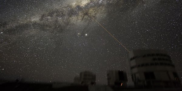 The Planet, the Galaxy and the Laser