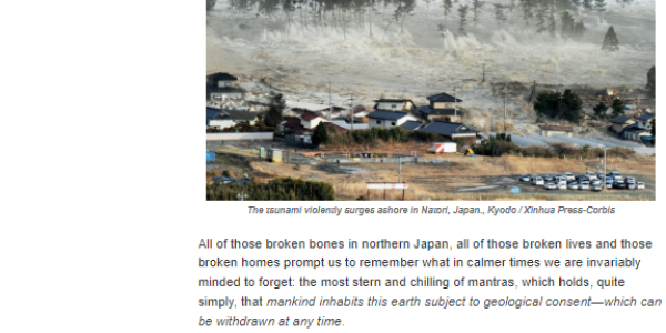 Simon Winchester Apologizes For Fukushima Earthquake Nonsense Story