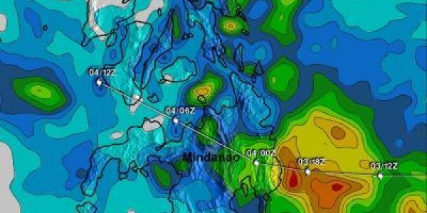 Typhoon Bopha Philippines Rainfall Totals - Seen From Space