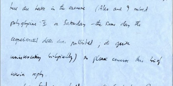 The Lost Letters Of Francis Crick Found