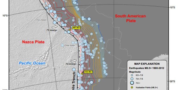Foreshock Series Controlled Chile Earthquake Rupture