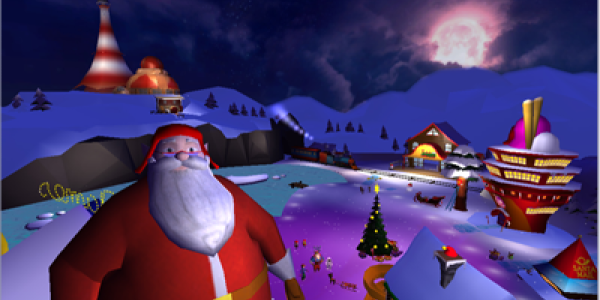 Santa Claus And Your Child In The PolarHeroes 3D Game