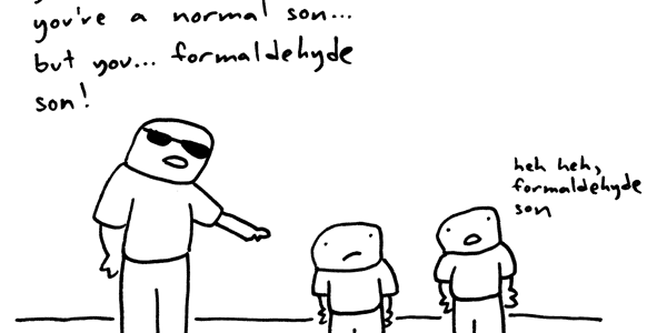 Looking at the world through aldehyde-covered glasses