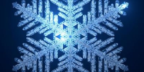 3-D Computer Snowflakes Are Never The Same Twice
