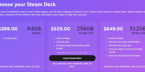 Steamdeck Delayed Until At Least February of 2022 - So Assume July