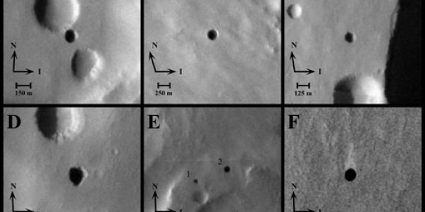 'Skylights' In The Ceilings Of Martian Caves