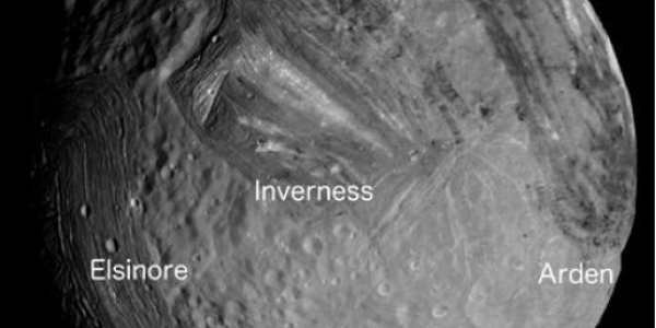 Miranda: Icy Moon Of Uranus Also Deformed By Tidal Heating