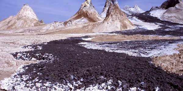 Geochemistry As Alchemy - Gas Becomes Solid At The Mountain Of God