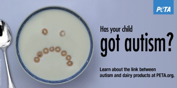 PETA Reinvents Science And Medicine, Declares That Milk Causes Autism