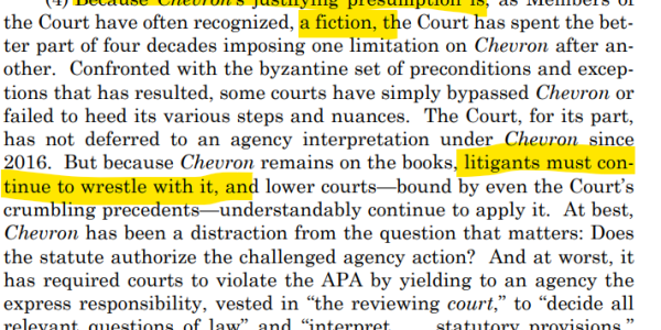 It Took Biden Abuse Of Science To Get 'Chevron Deference' Limited But SCOTUS Finally Did it