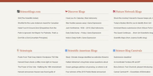 Scienceblogging.org - new science blogs aggregator