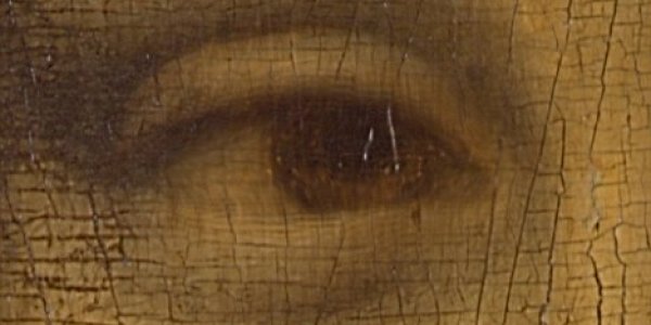 Tiny numbers and letters found in Mona Lisa's eyes