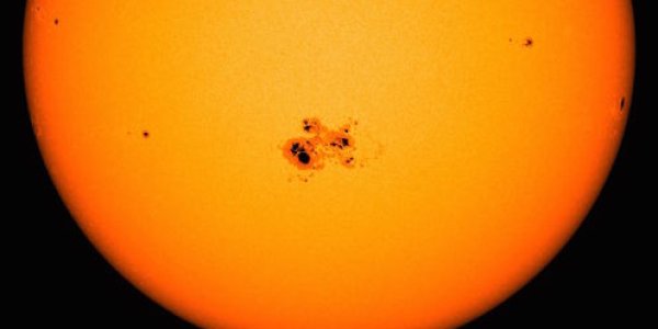 AR2192: Giant Sunspot Returns, Bigger And Badder Than Ever