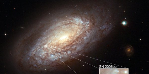 Spiral Galaxy NGC 2397 Shows Us An Early Look At Supernova SN 2006bc