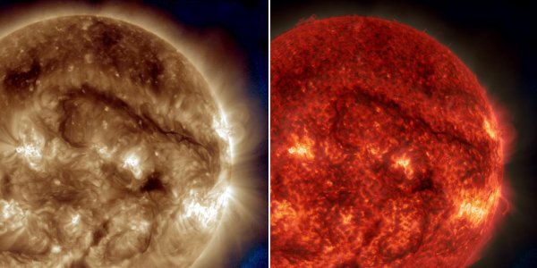 NASA's SDO Watches Giant Filament On The Sun