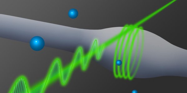 Two Photons Strongly Coupled By Glass Fiber