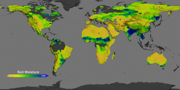 Created: Global Satellite Maps Of Soil Moisture