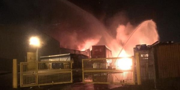 Erith Industrial Unit Fire