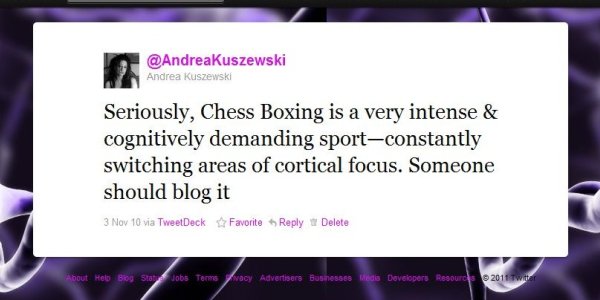Chessboxing For Science