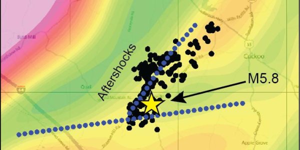 2011 Virginia Earthquake May Have Been Due To Fault "Crossroads"