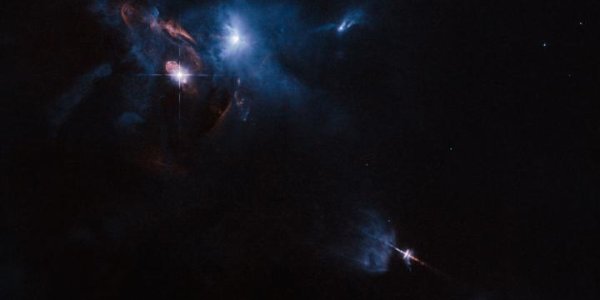 Jets, Bubbles And Bursts Of Light 450 Light-Years Away