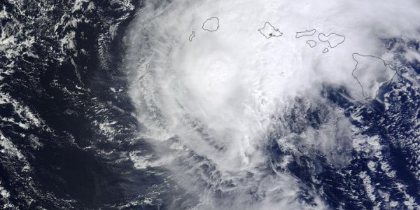 Tropical Storm Ana Over Hawaii