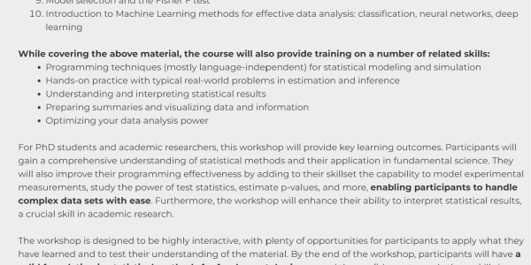 Two Educational Activities