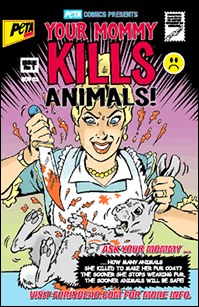 PETA comic - your mommy kills animals