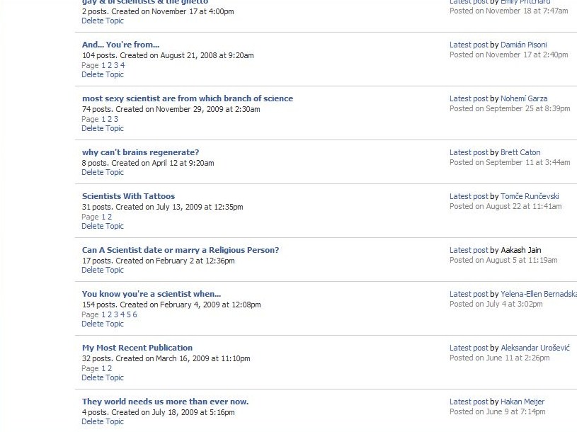 discussion board