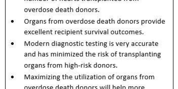 For Consideration: Use Opioid Overdoses For Organ Transplants