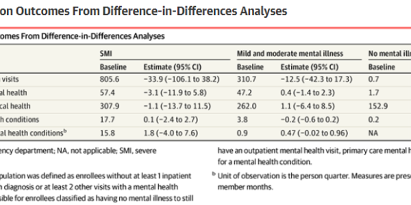 Affordable Care Act Bundling Of Physical, Behavioral Health Has Not Improved Access