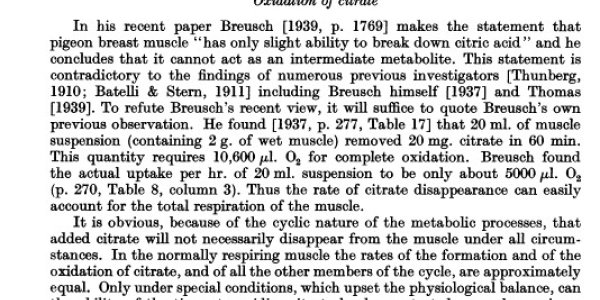 Cellular Respiration: An Alternate Version Of The Famous Krebs Cycle?