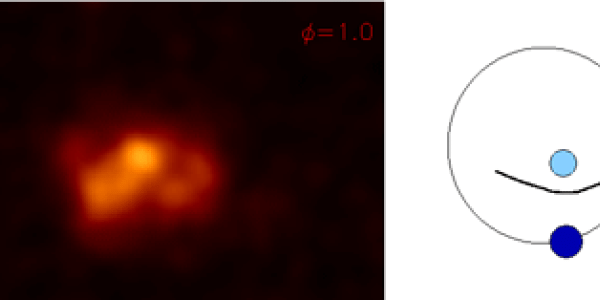 First X-ray detection of a colliding-wind binary beyond the Milky Way